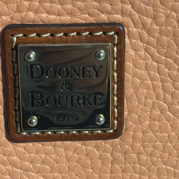 Dooney & Bourke Coral Pebbled Leather Wristlet Wallet